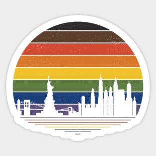 Retro NYC Pride Sticker